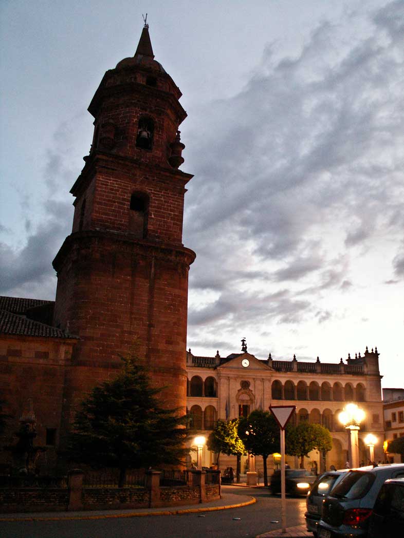 Iglesia y Ayuntamiento de Andújar